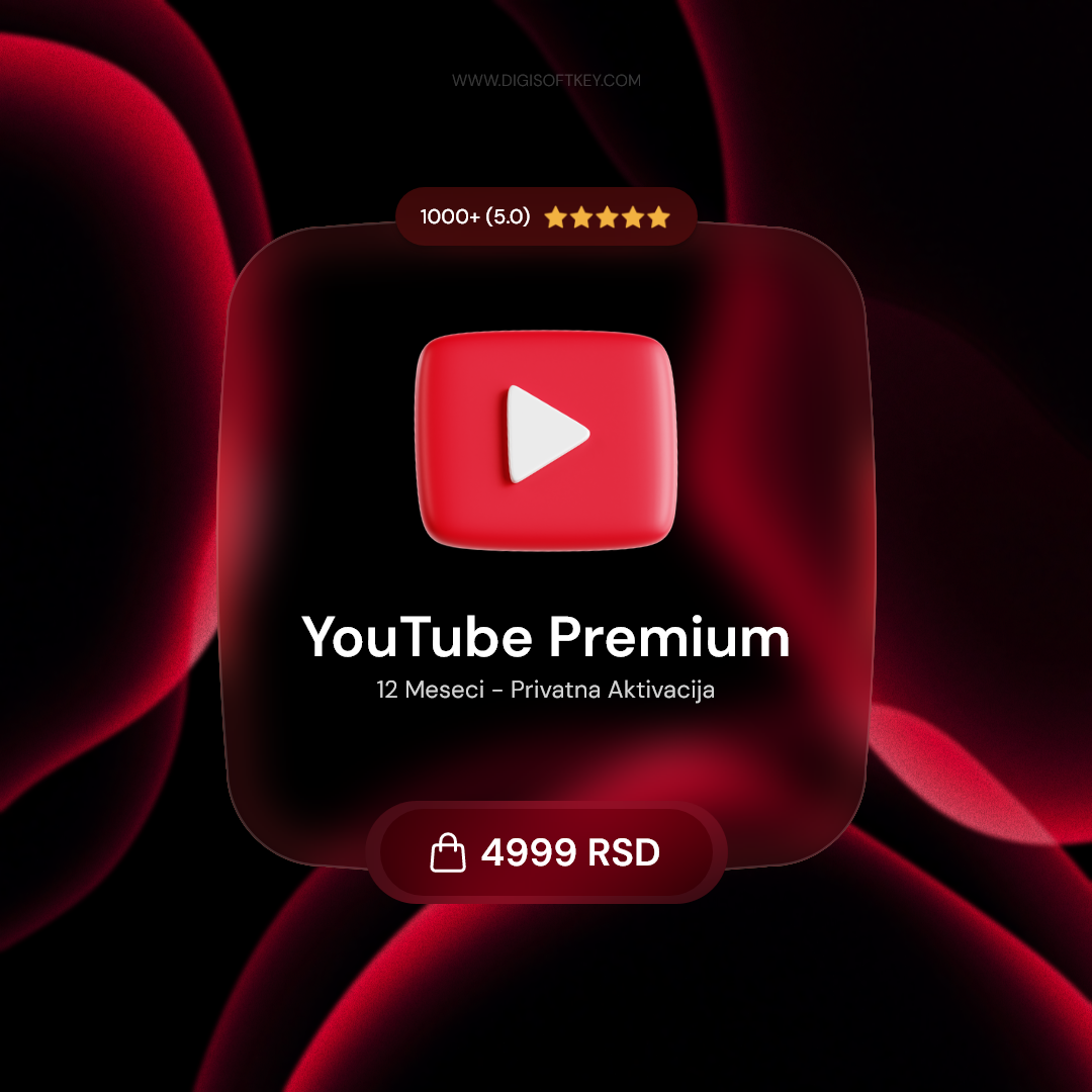 YouTube Premium - 1 Godina